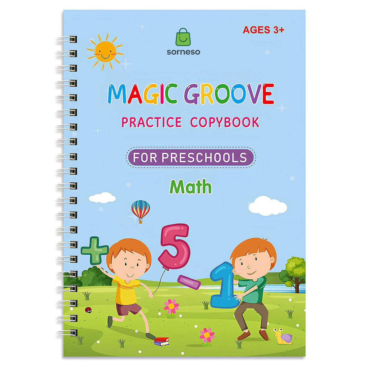 Çocuklar İçin Sihirli Yazı Öğrenme Seti (4 Kitap + Kalem + 5 Yedek Uç)