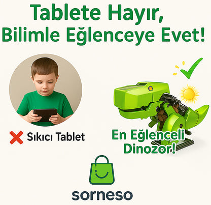 3 Farklı Modu İle Güneş Enerjili Dinozor | STEM Eğitim Oyuncağı